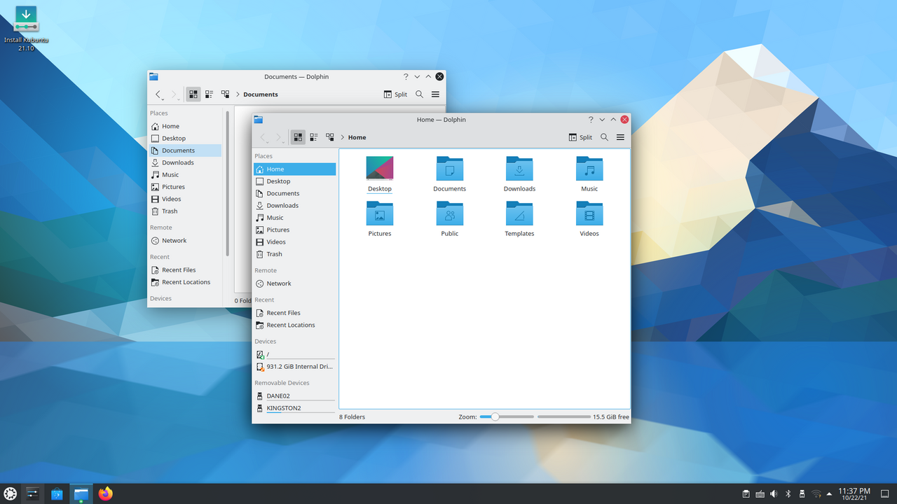 Kubuntu 21.10