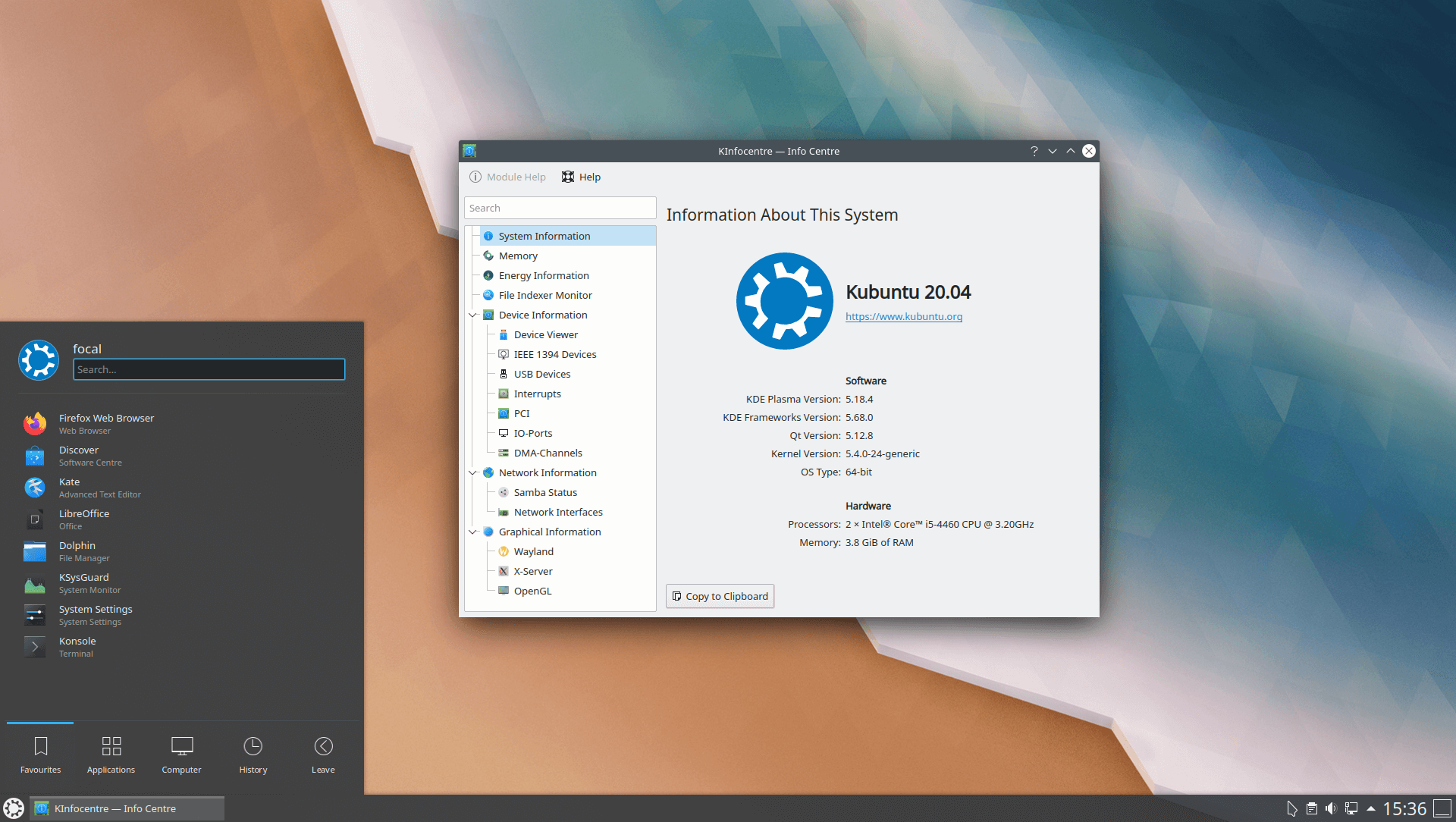 Kubuntu 20.04